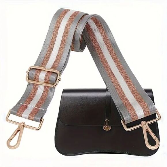 Replacement strap for bag, wide shoulder strap, adjustable canvas straps - Picture 7 of 13